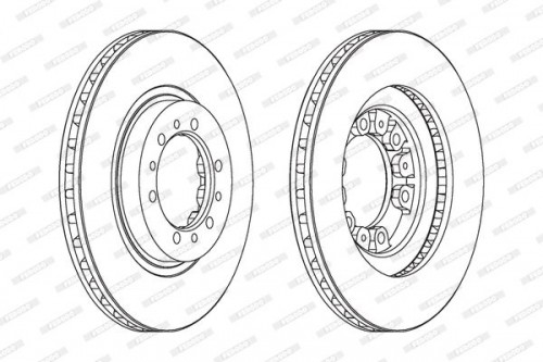 Brake disc FERODO