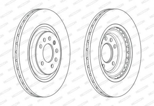 Brake disc FERODO