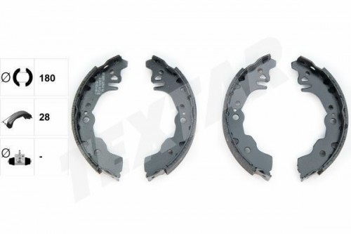 Brake shoe set TEXTAR