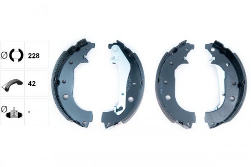 Brake shoe set TEXTAR