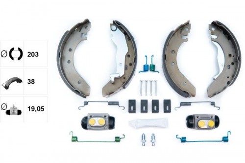 Brake shoe set TEXTAR