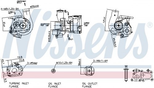 Turbocharger NISSENS