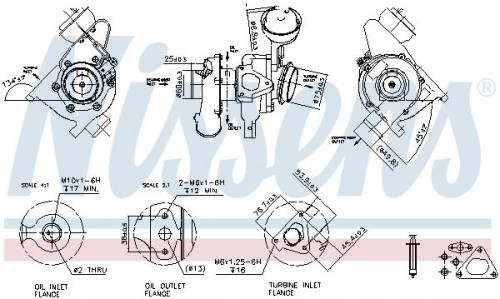 Turbocharger NISSENS