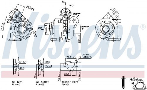 Turbocharger NISSENS