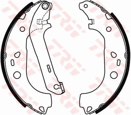 Brake shoe set TRW