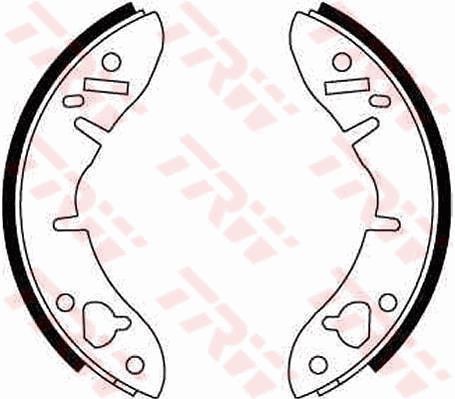 Brake shoe set TRW