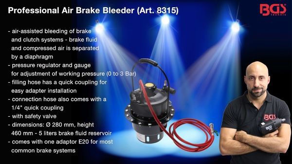 Air brake bleeder