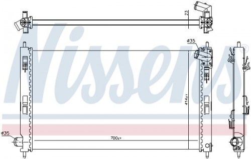 Radiator NISSENS