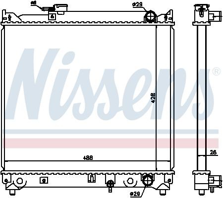 Radiator NISSENS