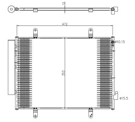 Condenser, air conditioning NRF