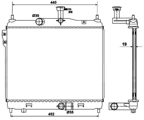 Radiator NRF