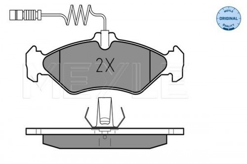 Brake pad set MEYLE