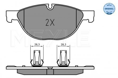 Brake pad set MEYLE