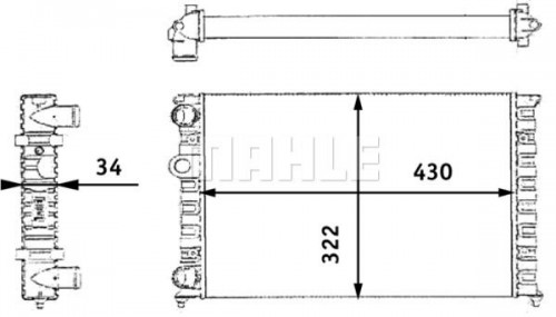 Radiator MAHLE
