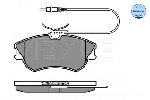 Brake pad set MEYLE