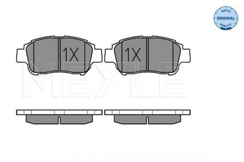 Brake pad set MEYLE