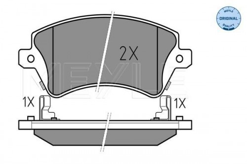 Brake pad set MEYLE