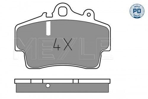 Brake pad set MEYLE