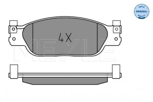 Brake pad set MEYLE