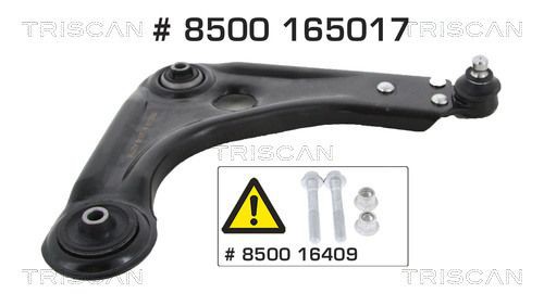 Control arm, wheel suspension TRISCAN