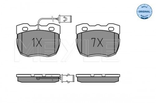 Brake pad set MEYLE