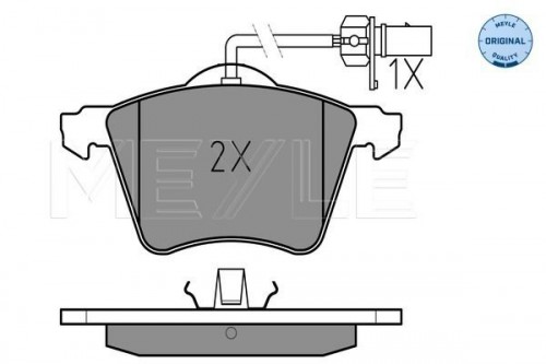 Brake pad set MEYLE