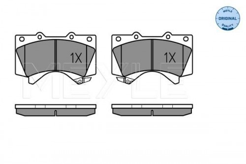 Brake pad set MEYLE