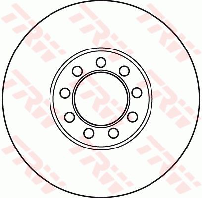 Brake disc TRW