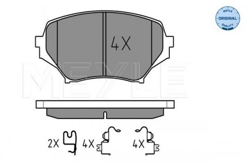 Brake pad set MEYLE