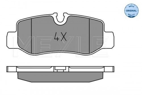 Brake pad set MEYLE