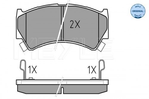 Brake pad set MEYLE