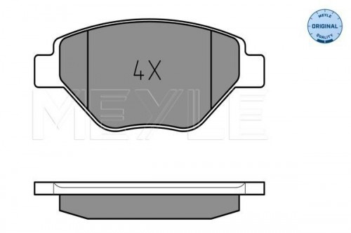 Brake pad set MEYLE