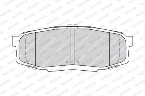 Brake pad set FERODO