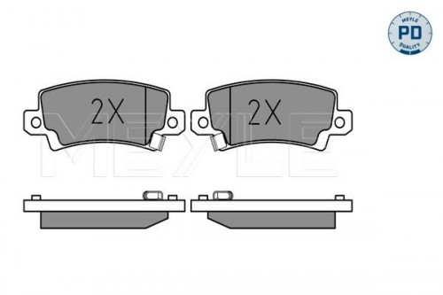 Brake pad set MEYLE