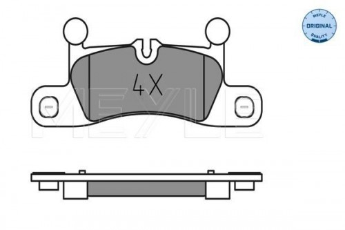 Brake pad set MEYLE