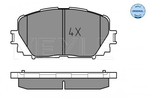 Brake pad set MEYLE