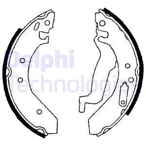 Brake shoe set DELPHI