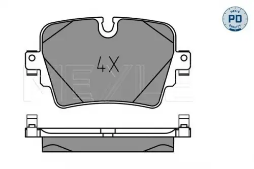 Brake pad set, disc brake MEYLE