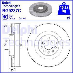 Brake disc DELPHI