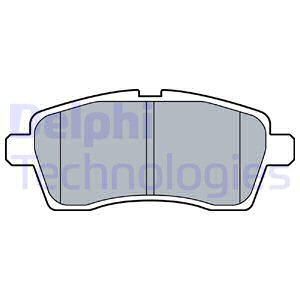 Brake pad set, disc brake DELPHI