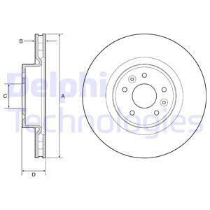 Brake disc DELPHI