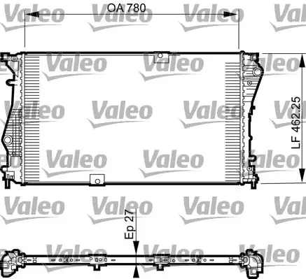 Radiator VALEO