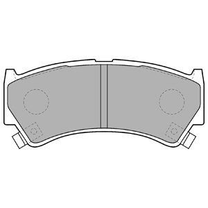 Brake pad set DELPHI