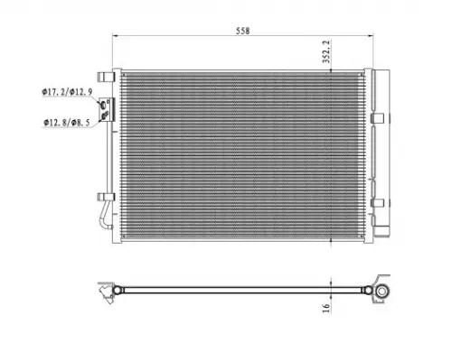 Condenser, air conditioning NRF