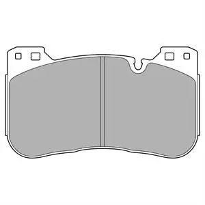 Brake pad set, disc brake DELPHI