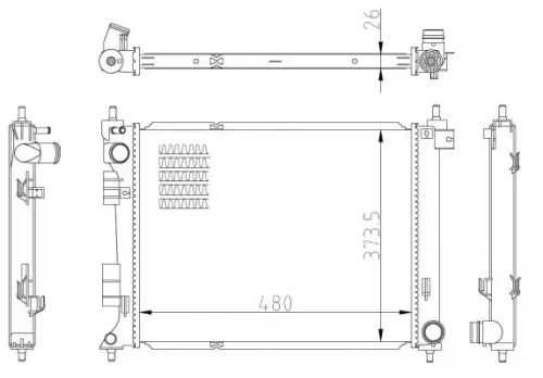 Radiator NRF