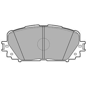 Brake pad set DELPHI