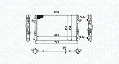 Radiateur MAGNETI MARELLI