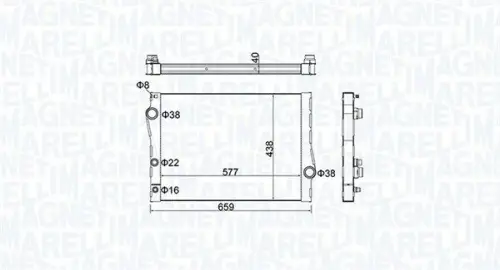 Radiateur MAGNETI MARELLI