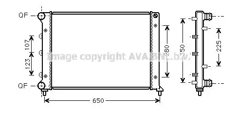 Radiateur AVA QUALITY COOLING